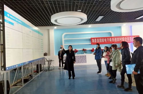 多個新聞媒體聯合對海晏縣電子商務進農村工作展開采訪報道